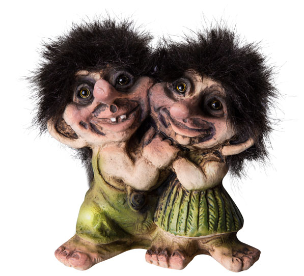 Troll boy and girl, (Troll # 029) - Trollmall.com